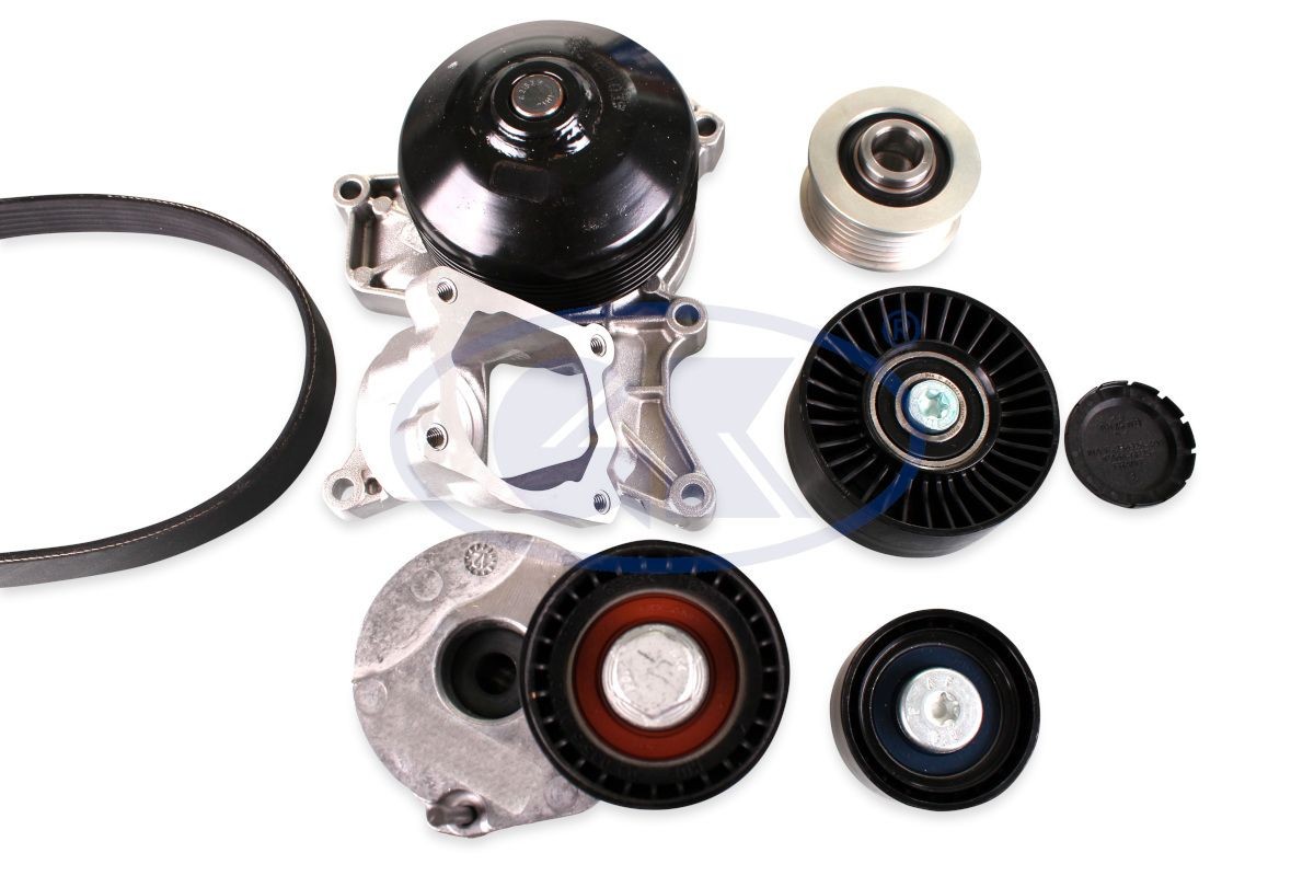 GK Vodní pumpa + klinový żebrový řemen Číslo článku: K980817C levně