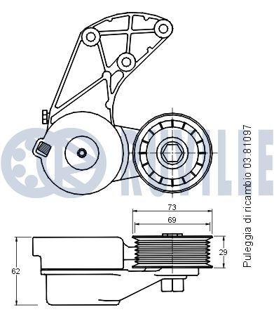 RUVILLE Rotule de suspension numéro de l'article: 915905 à bon prix