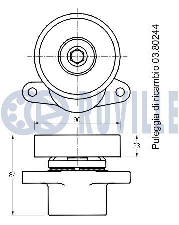 RUVILLE Rotule de suspension numéro de l'article: 915944 à bon prix