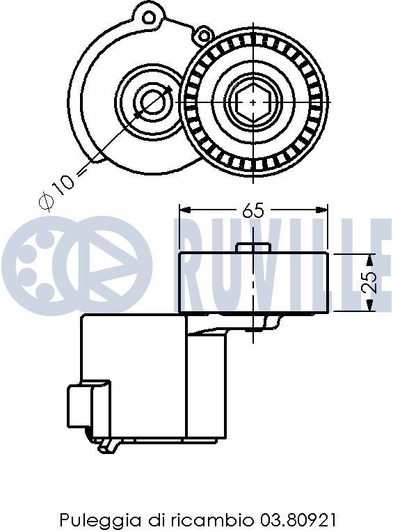 RUVILLE Kit de roulement de roue numéro de l'article: 7015 à bon prix