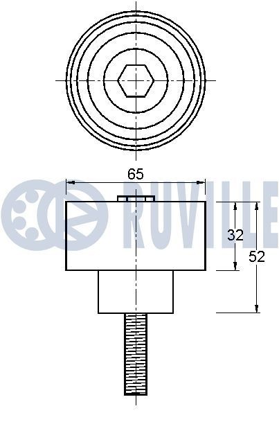 RUVILLE Rotule de suspension numéro de l'article: 915546 à bon prix