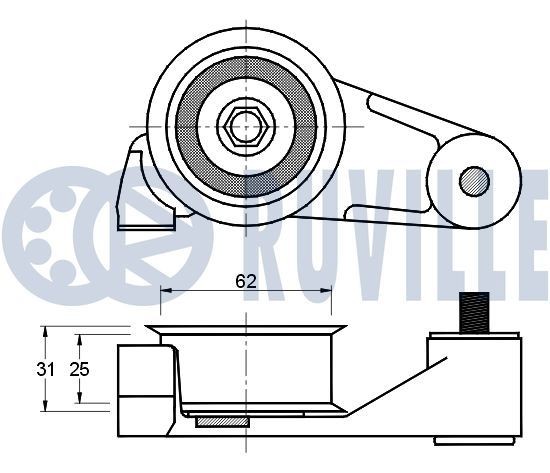 RUVILLE Rotule de suspension numéro de l'article: 915707 à bon prix