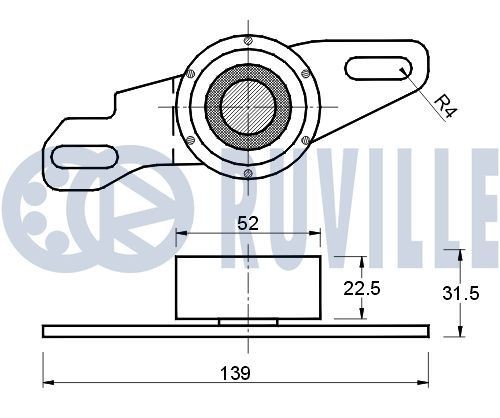 RUVILLE Kit de roulement de roue numéro de l'article: 5431 à bon prix
