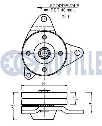 RUVILLE Jeu de joint-soufflet, direction numéro de l'article: 945212 à bon prix