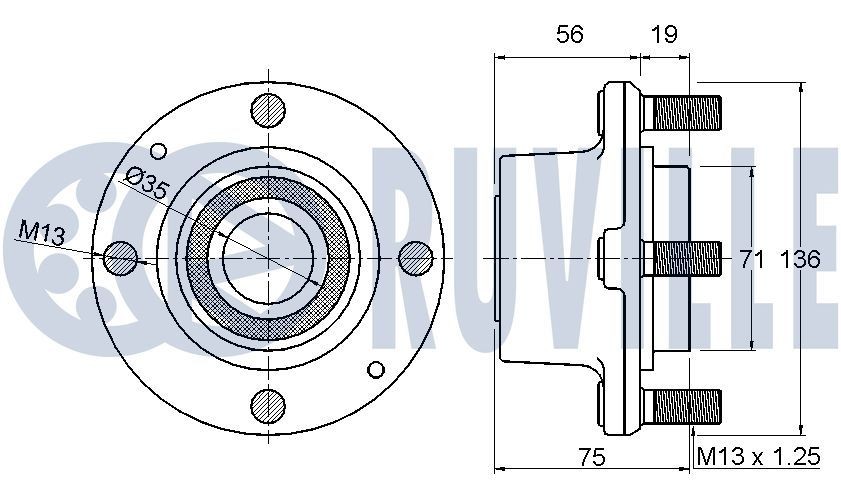 RUVILLE Kit de protection d'amortisseur UGS: 815812 à bon prix