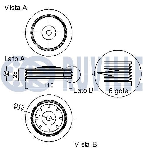 RUVILLE Kit de roulement de roue numéro de l'article: 4018 à bon prix
