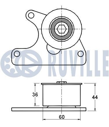 RUVILLE 6876 Radlagersatz