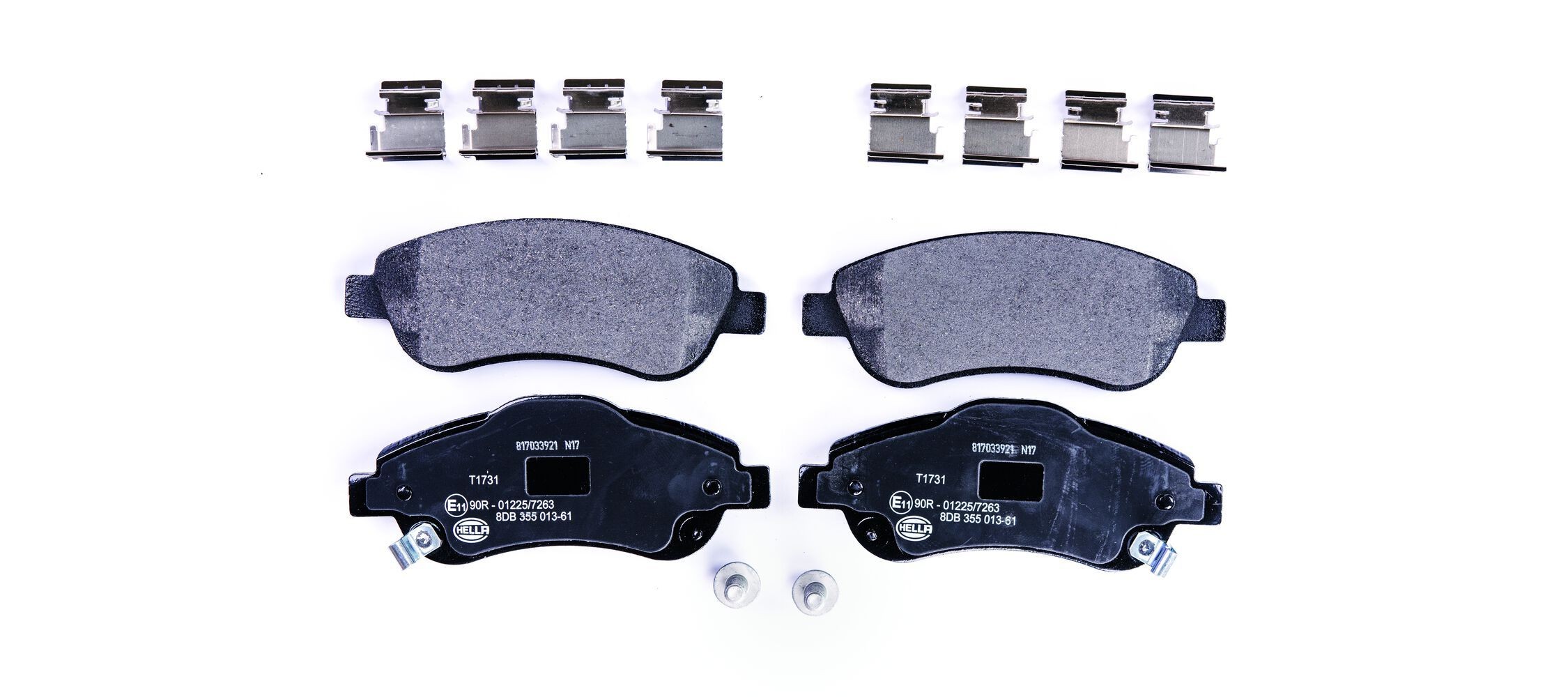 HELLA Brake pad set Article number: 8DB 355 013-611 cheaply
