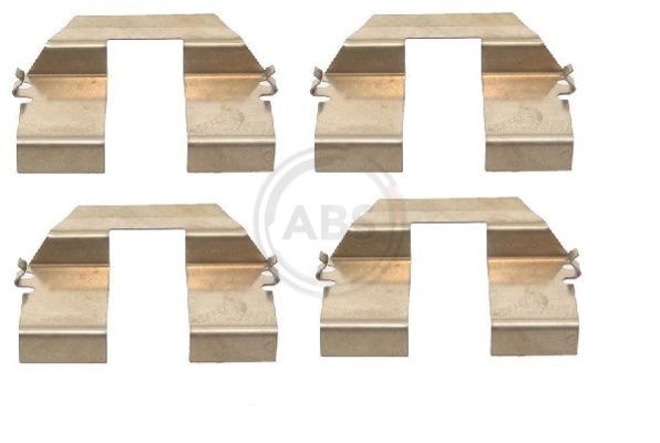 A.B.S. 1232Q Σετ βοηθ. εξαρτημάτων, τακάκια φρένων TRANSPORTER 2.5 TDI Syncro 102 PS Πετρέλαιο 2003