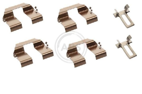 A.B.S. 1233Q Σετ βοηθ. εξαρτημάτων, τακάκια φρένων TRANSPORTER 1.9 D 61 PS Πετρέλαιο 2003