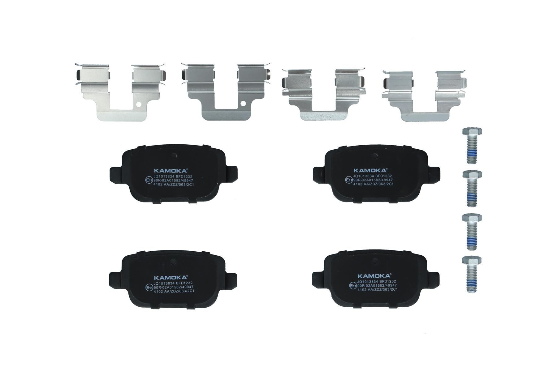 KAMOKA Plaquettes de frein numéro de l'article: JQ1013834 à bon prix