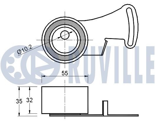 RUVILLE Vikšro valdymo svirtis prekės numeris: 935730 nebrangu