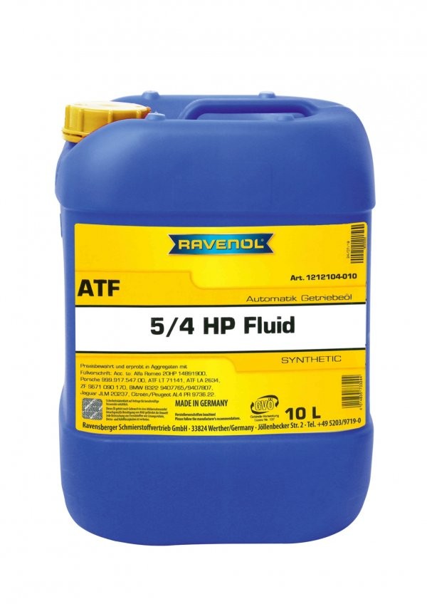 RAVENOL Automatikgetriebeöl (ATF) ATF 5/4 HP Artikelnummer: 1212104-010-01-999 kaufen