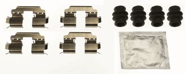 TRW PFK705 Kit accessori, pastiglia freno Classe B B 220 d 4-matic (246.205) 170 CV Diesel 2018