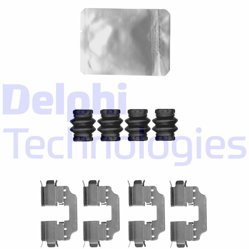 DELPHI LX0633 Kit accessori, pastiglia freno Classe B B 220 d 4-matic (246.205) 170 CV Diesel 2018