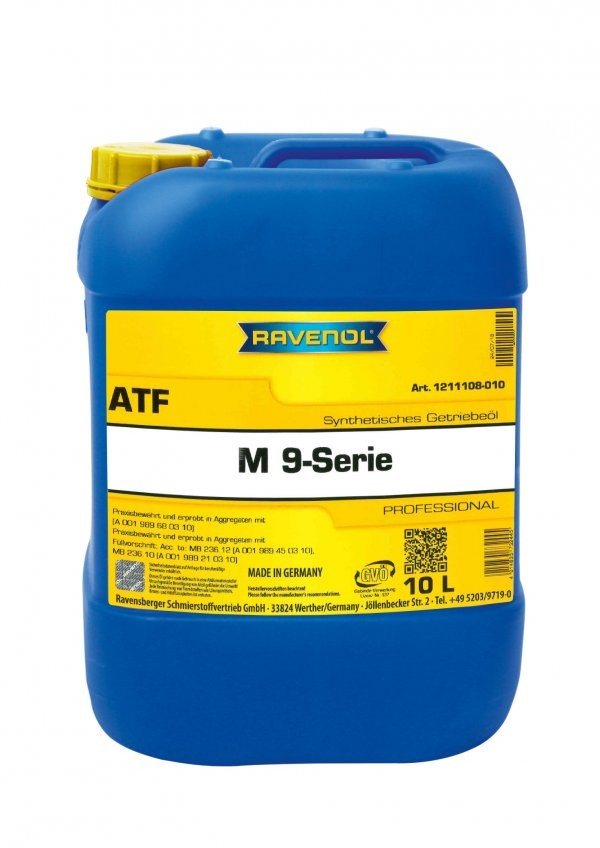 RAVENOL Automatikgetriebeöl (ATF) ATF M 9-Serie Artikelnummer: 1211108-010-01-999 kaufen