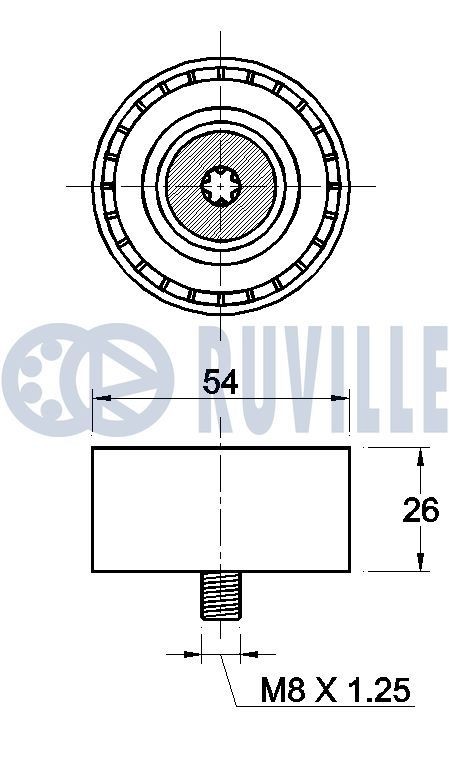 RUVILLE Σετ ιμάντων poly-V αριθμός Άρθρου: 5601181 φθηνότερα
