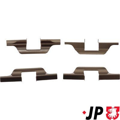 JP GROUP 1163650610 Kit d'accessoires, plaquette de frein à disque GOLF 1.9 TDI 4motion 101 CH Diesel 2005