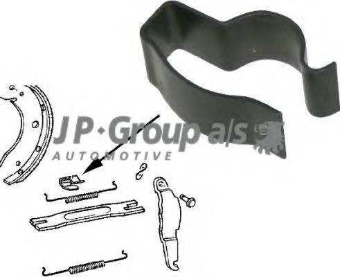 JP GROUP Pidike, jarruletku tuotenumero: 8170350106 edullisesti