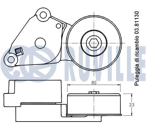 RUVILLE Spindelled Artikelnummer: 915980 billigt