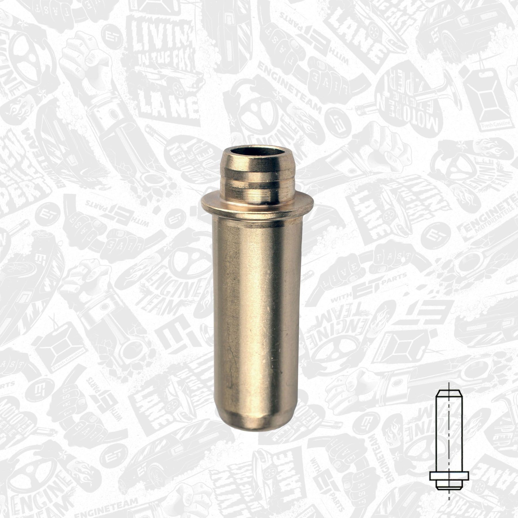 ET ENGINETEAM VG0005 Ventilbøsning GOLF 2.8 VR6 174 HK Benzin 1998