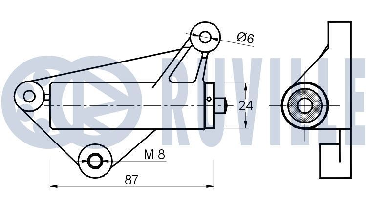 RUVILLE Ķīļrievu siksnu komplekts raksta numurs: 5596380 lēti