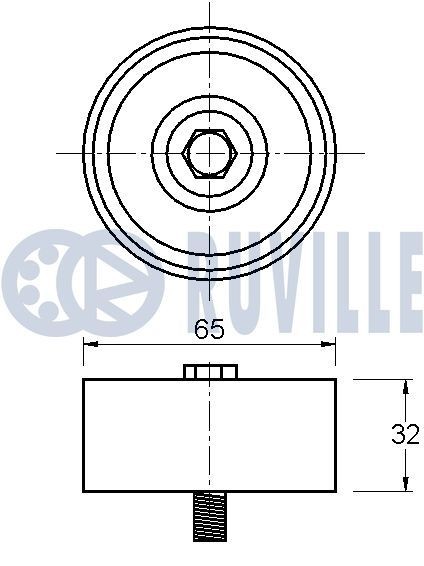 RUVILLE Ķīļrievu siksnu komplekts raksta numurs: 5598980 lēti