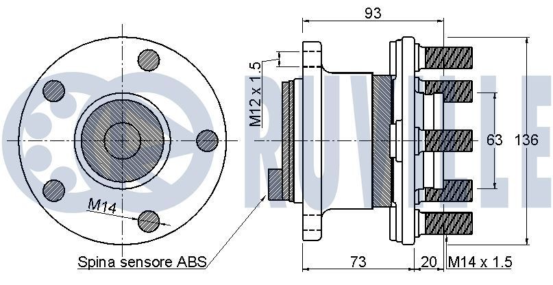 RUVILLE Juego de correas trapeciales poli V Número de artículo: 5555480 a buen precio