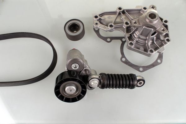 HEPU Vodní pumpa + klinový żebrový řemen Číslo článku: PK00544 levně