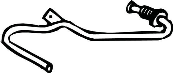 BOSAL 000-065 Conducta de presiune, senzor de presiune (filtru particule) FOCUS 1.6 TDCi 90 CP motor diesel 2012