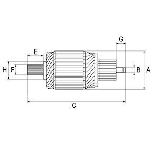 HC-Cargo Ģeneratora sprieguma regulators raksta numurs: 138310 lēti