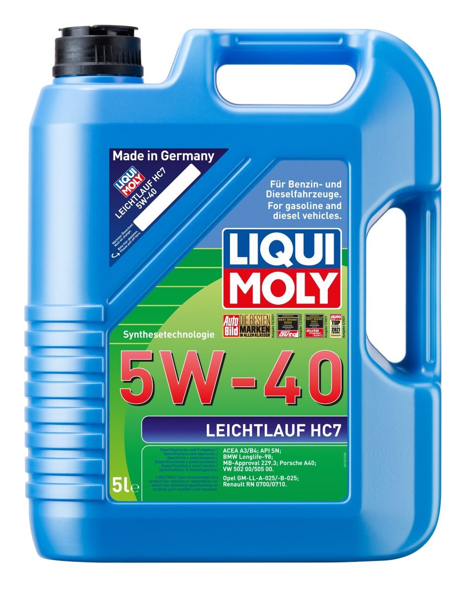 LIQUI MOLY Двигателно масло Leichtlauf , HC7 артикулен номер: 2309 евтино