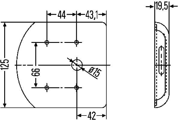 HELLA Blinklygte Varenummer: 2BA 007 135-011 billige