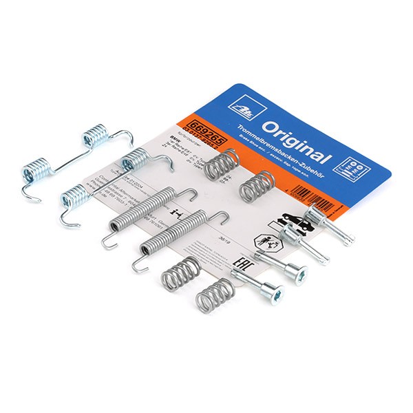 ATE 03.0137-9265.2 Priedų komplektas, stovėjimo stabdžių trinkelės 3 Serija 320i 2.2 163 AG benzinas 2005