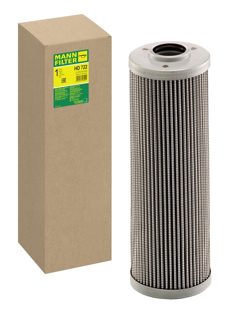 MANN-FILTER Hydraulikfilter, Automatikgetriebe Artikelnummer: HD 722 kaufen