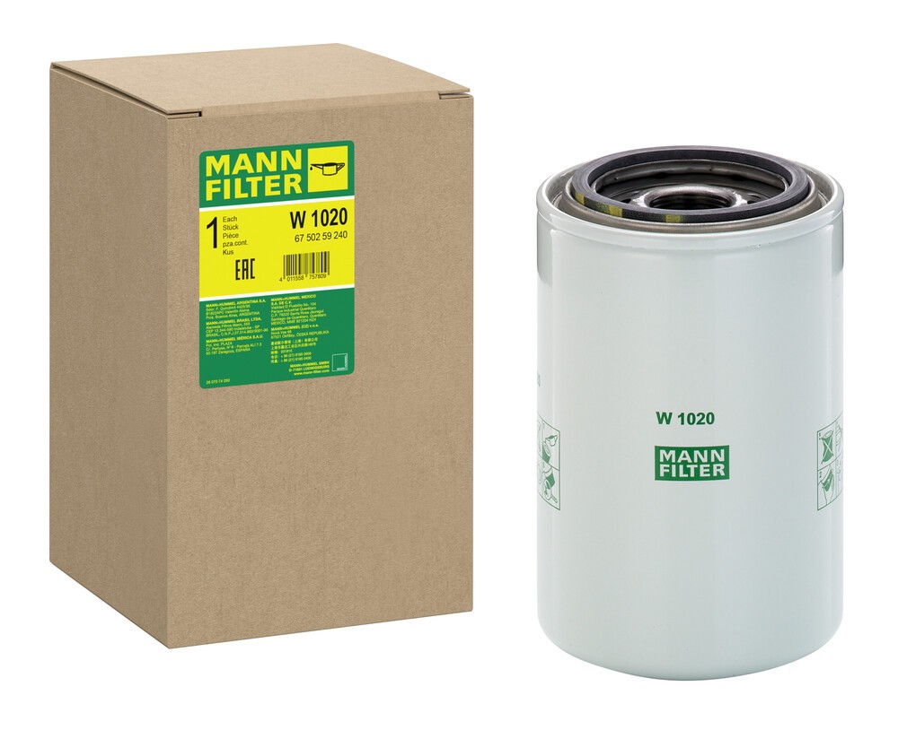 MANN-FILTER W 1020 Ölfilter