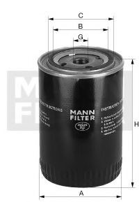 MANN-FILTER Oil filter Article number: W 1135 cheaply