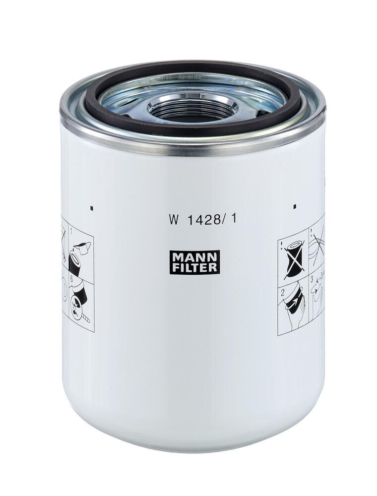 MANN-FILTER Filter, arbejdshydraulik Varenummer: W 1428/1 billige