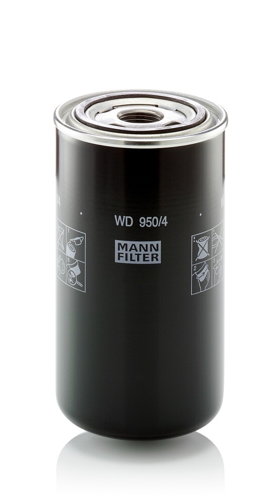 MANN-FILTER Hidraulinis filtras, automatinė transmisija prekės numeris: WD 950/4 nebrangu
