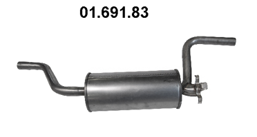 EBERSPÄCHER Toba esapament finala număr articol: 01.691.83 ieftin