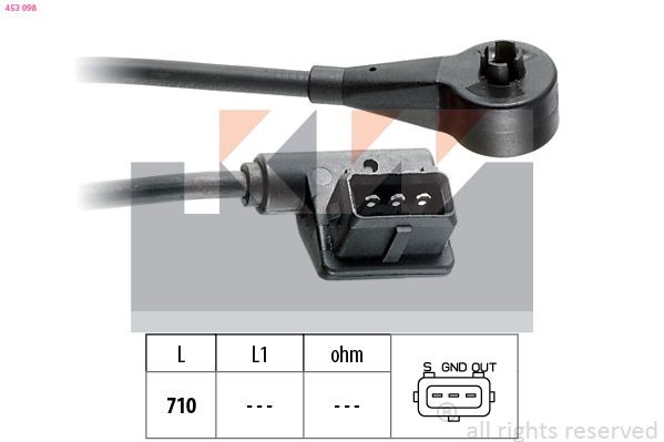 KW Capteur, régime numéro de l'article: 453 098 à bon prix