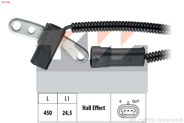KW Capteur, régime numéro de l'article: 453 249 à bon prix