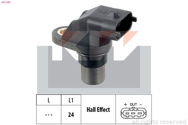 KW Capteur, régime numéro de l'article: 453 344 à bon prix