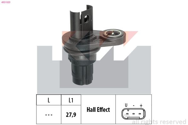 KW Capteur, régime numéro de l'article: 453 523 à bon prix