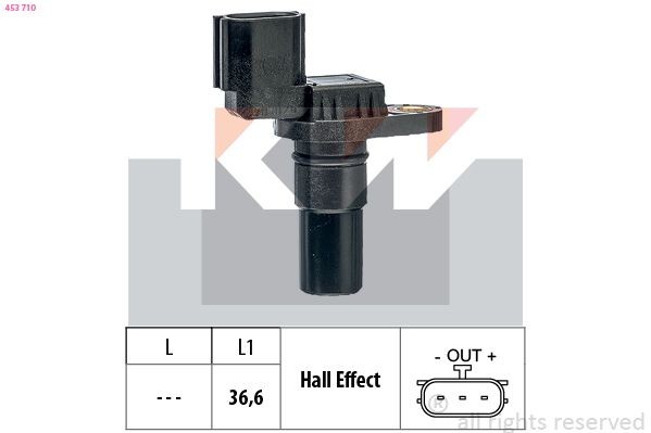KW Capteur de vitesse de roue, boîte automatique numéro de l'article: 453 710 à bon prix