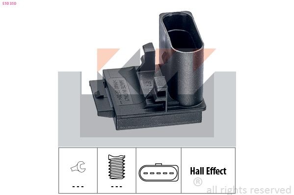 KW Διακόπτης, μηχανισμός συμπλέκτη (GRA) αριθμός Άρθρου: 510 310 φθηνότερα