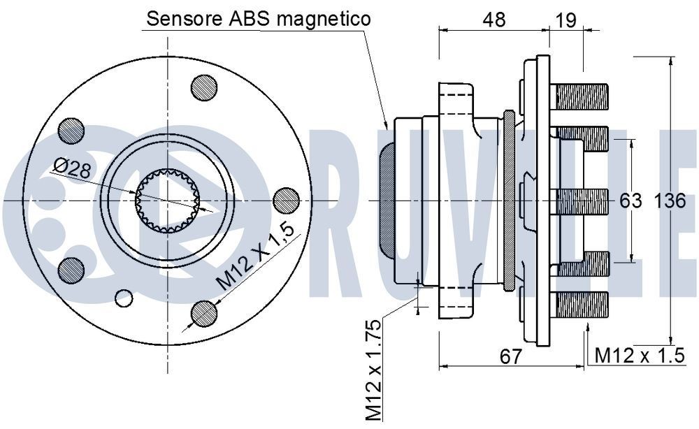 RUVILLE Juego de correas trapeciales poli V Número de artículo: 5526081 a buen precio