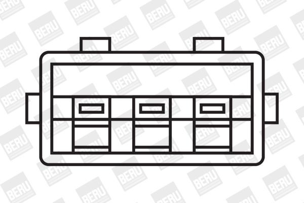 BERU Kontakto pertraukiklis, skirstytuvas prekės numeris: KS381V nebrangu