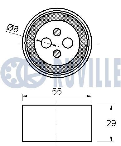 RUVILLE 5723D Radlagersatz