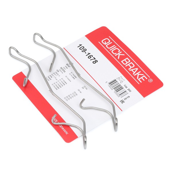 QUICK BRAKE 109-1678 Kit d'accessoires, plaquette de frein à disque A4 3.2 FSI quattro 265 CH Essence 2015